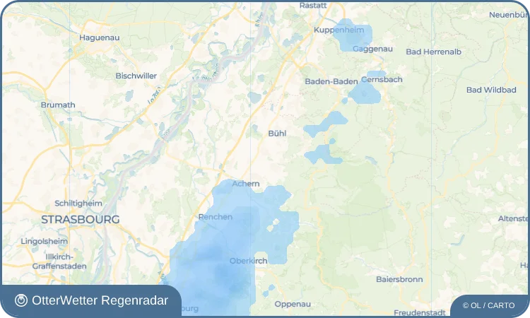 Wetter-Widget-Vorschau mit Vorhersagedaten für Haft
