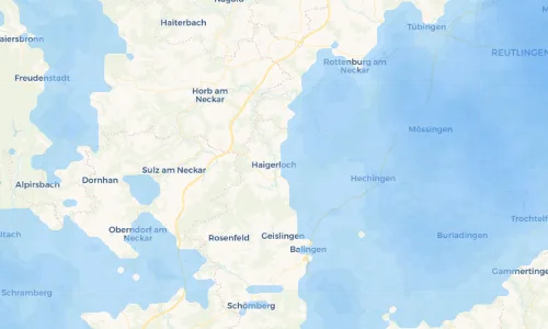 Regenradar Vorschaubild - Aktuelle Niederschläge in Haigerloch und Umgebung