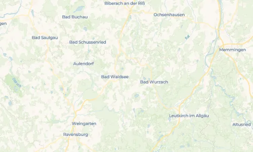 Regenradar Vorschaubild - Aktuelle Niederschläge in Haisterkirch und Umgebung