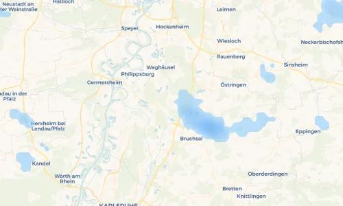 Regenradar Vorschaubild - Aktuelle Niederschläge in Hambrücken und Umgebung