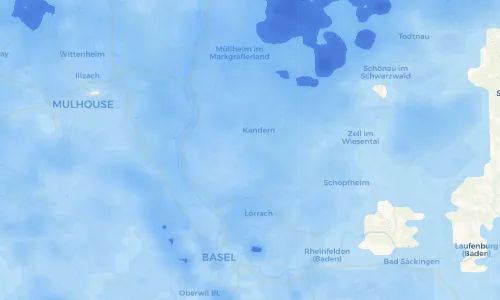 Regenradar Vorschaubild - Aktuelle Niederschläge in Hammerstein und Umgebung