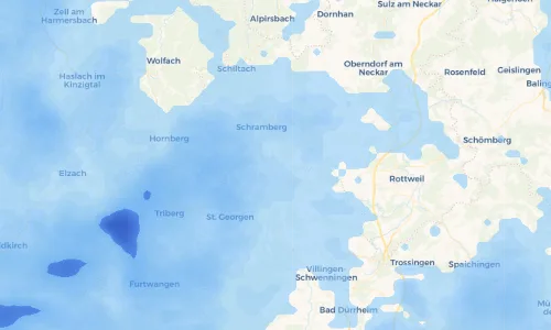 Regenradar Vorschaubild - Aktuelle Niederschläge in Hardt und Umgebung