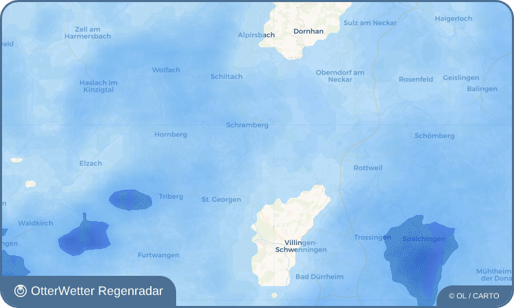 Wetter-Widget-Vorschau mit Vorhersagedaten für Hardt