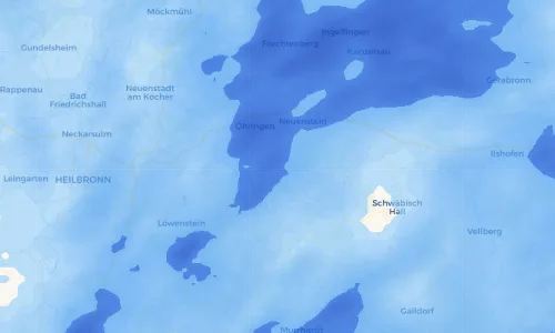 Regenradar Vorschaubild - Aktuelle Niederschläge in Harsberg und Umgebung