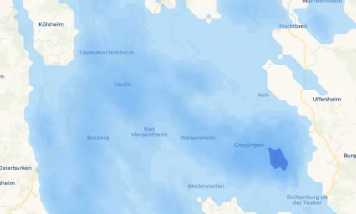 Regenradar Vorschaubild - Aktuelle Niederschläge in Harthausen und Umgebung