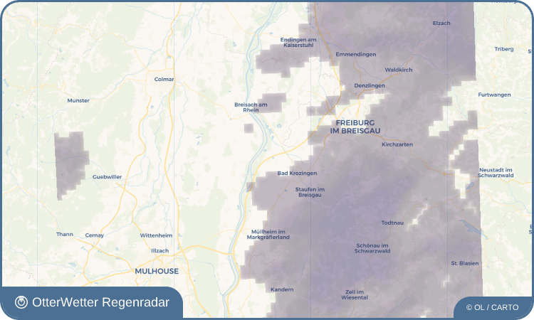 OtterWetter Regenradar-Widget Hartheim