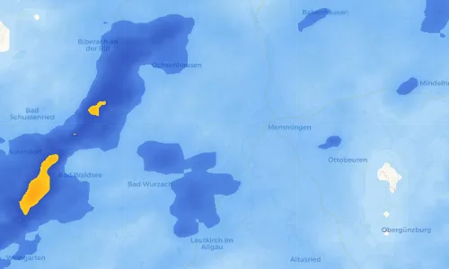 Regenradar Vorschaubild - Aktuelle Niederschläge in Haslach und Umgebung