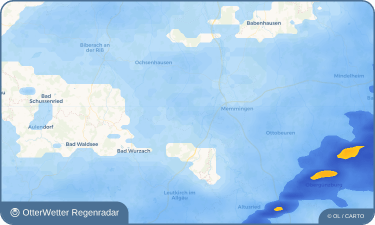 OtterWetter Regenradar-Widget Haslach