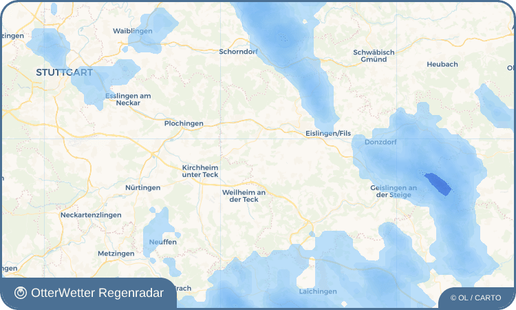 OtterWetter Regenradar-Widget Hattenhofen
