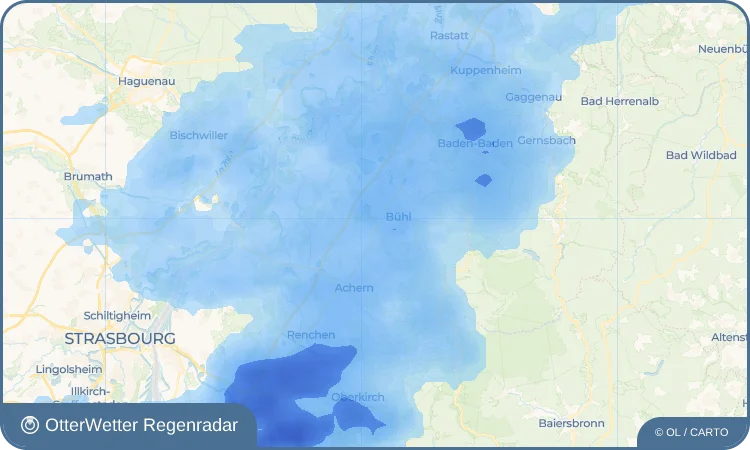 Widget-Vorschau für Hatzenweier Wetter-Widget-Vorschau mit Vorhersagedaten für Hatzenweier