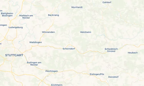 Regenradar-Vorschau: aktuelle Niederschläge in Haubersbronn und Umgebung