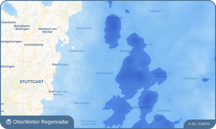 OtterWetter Regenradar-Widget Haubersbronn