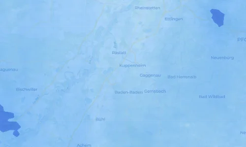 Regenradar Haueneberstein: aktuelle Niederschläge in Haueneberstein und Umgebung, Stand 24. Oktober 2026 um 14:10 Uhr