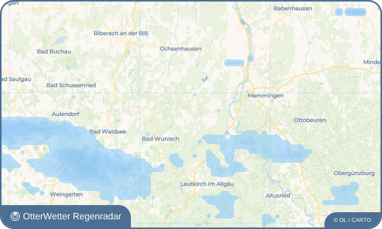 OtterWetter Regenradar-Widget Hauerz
