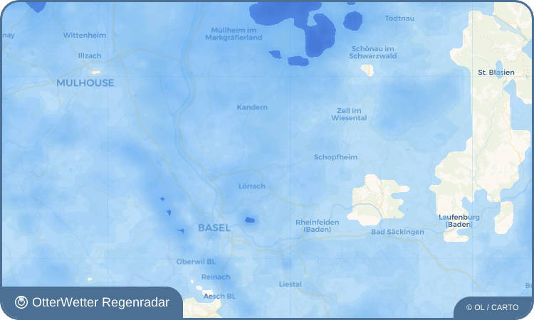 OtterWetter Regenradar-Widget Hauingen