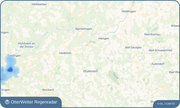 OtterWetter Regenradar-Widget Hausen am Andelsbach