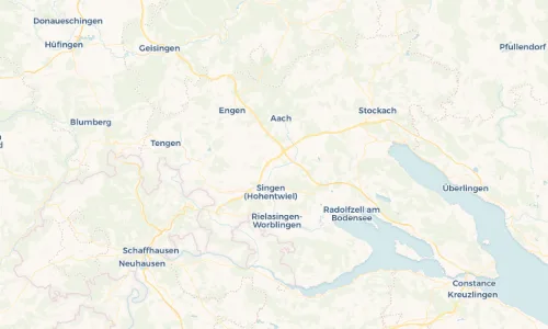 Regenradar Vorschaubild - Aktuelle Niederschläge in Hausen an der Aach und Umgebung