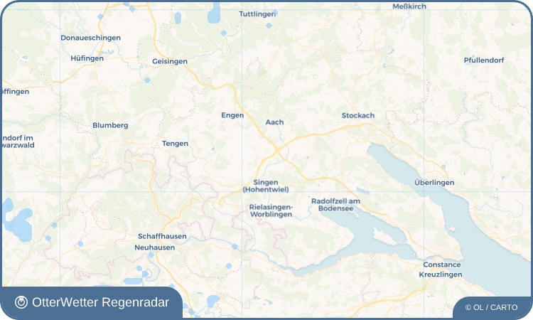 OtterWetter Regenradar-Widget Hausen an der Aach