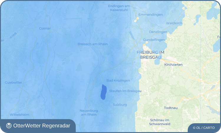 OtterWetter Regenradar-Widget Hausen an der Möhlin