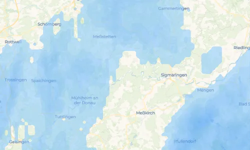 Regenradar Vorschaubild - Aktuelle Niederschläge in Hausen im Tal und Umgebung