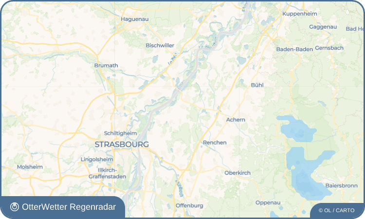 OtterWetter Regenradar-Widget Hausgereut