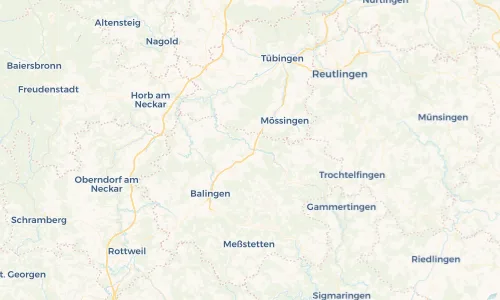 Regenradar Vorschaubild - Aktuelle Niederschläge in Hechingen und Umgebung