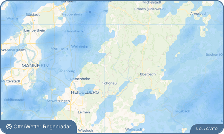OtterWetter Regenradar-Widget Heddesbach