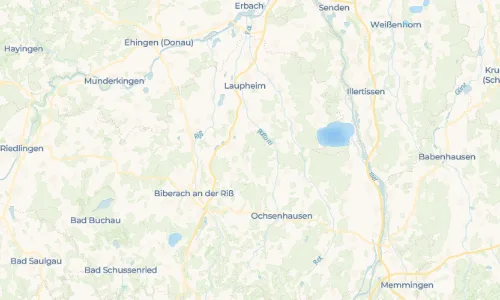 Regenradar Vorschaubild - Aktuelle Niederschläge in Heggbach und Umgebung