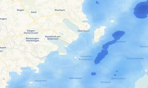 Regenradar-Vorschau: aktuelle Niederschläge in Hegne und Umgebung