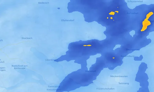 Regenradar Vorschaubild - Aktuelle Niederschläge in Heiligenberg und Umgebung