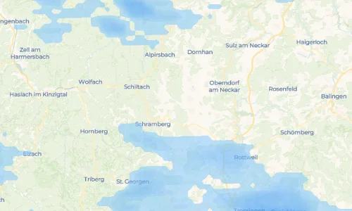 Regenradar Vorschaubild - Aktuelle Niederschläge in Heiligenbronn und Umgebung