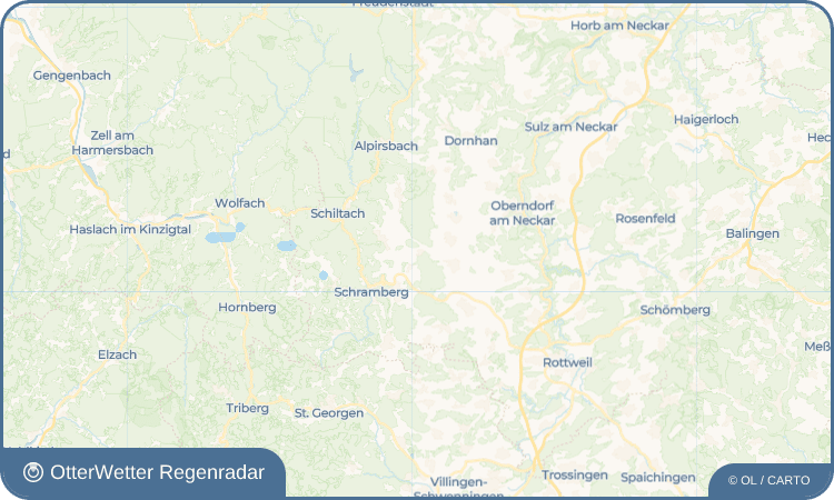 OtterWetter Regenradar-Widget Heiligenbronn