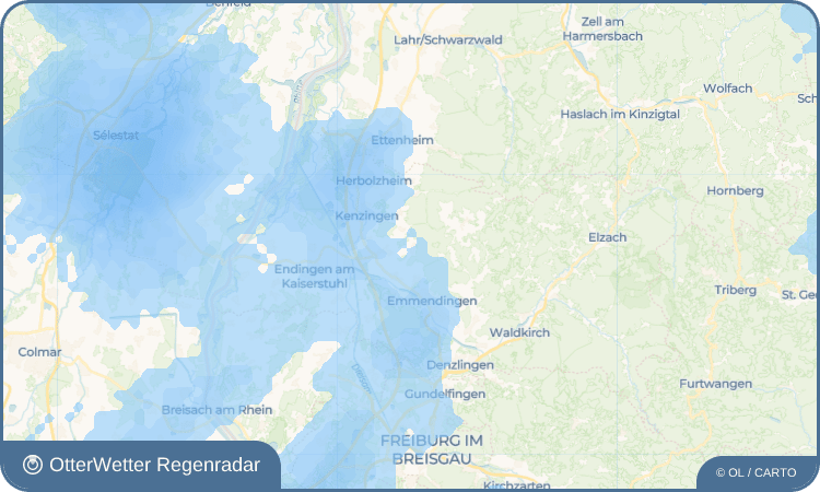 OtterWetter Regenradar-Widget Heimbach