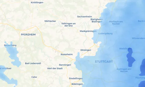 Regenradar Vorschaubild - Aktuelle Niederschläge in Heimerdingen und Umgebung