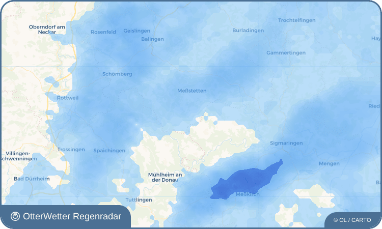 OtterWetter Regenradar-Widget Heinstetten
