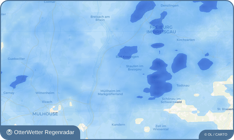 OtterWetter Regenradar-Widget Heitersheim