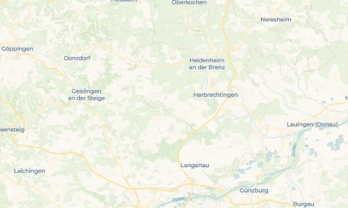 Regenradar Vorschaubild - Aktuelle Niederschläge in Heldenfingen und Umgebung