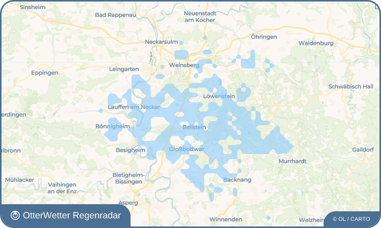 Widget-Vorschau für Helfenberg Wetter-Widget-Vorschau mit Vorhersagedaten für Helfenberg