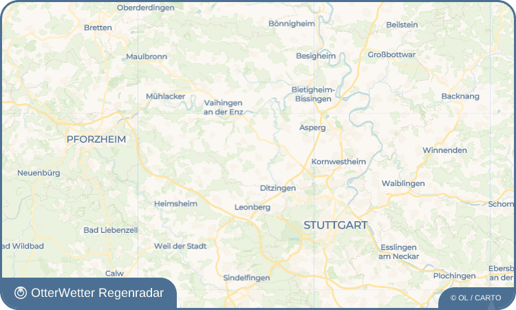 OtterWetter Regenradar-Widget Hemmingen