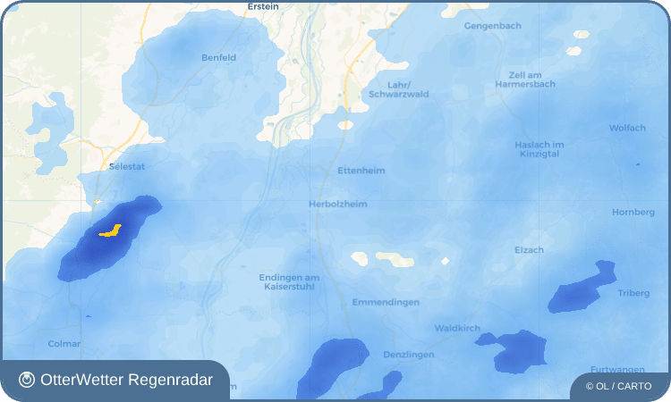 Widget-Vorschau für Herbolzheim Wetter-Widget-Vorschau mit Vorhersagedaten für Herbolzheim