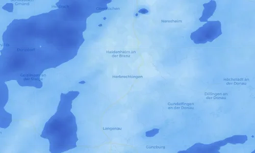 Regenradar Vorschaubild - Aktuelle Niederschläge in Herbrechtingen und Umgebung