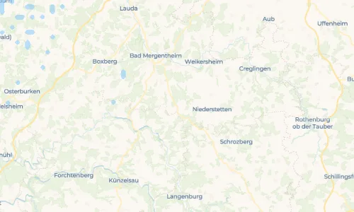 Regenradar Vorschaubild - Aktuelle Niederschläge in Herbsthausen und Umgebung