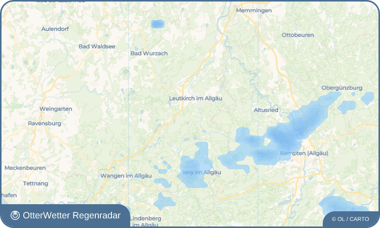 OtterWetter Regenradar-Widget Herlazhofen