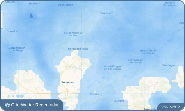 OtterWetter Regenradar-Widget Hermaringen