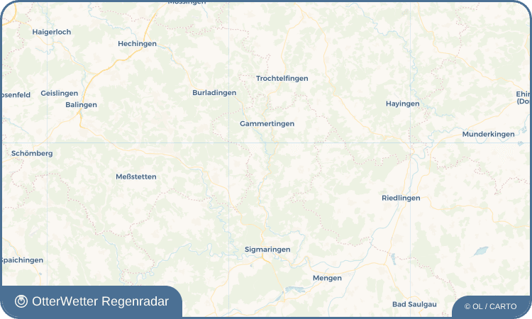OtterWetter Regenradar-Widget Hermentingen