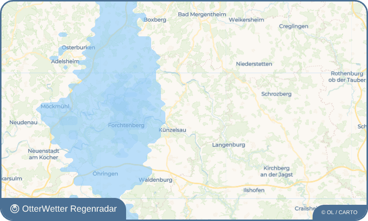 OtterWetter Regenradar-Widget Hermuthausen
