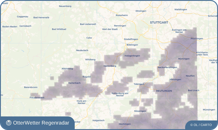 Wetter-Widget-Vorschau mit Vorhersagedaten für Herrenberg