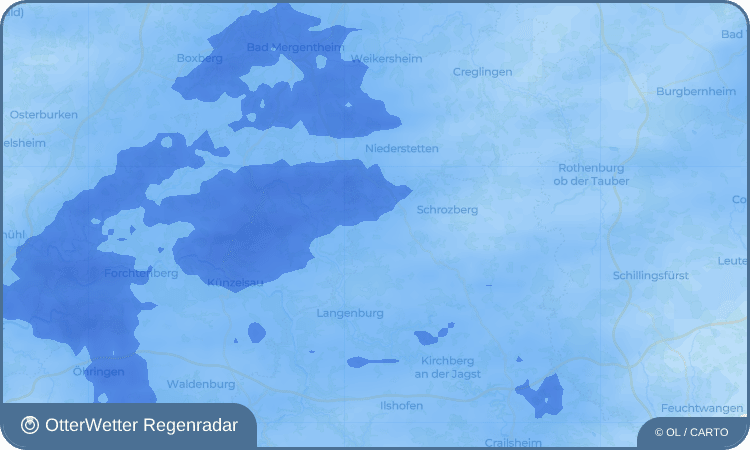 OtterWetter Regenradar-Widget Herrentierbach