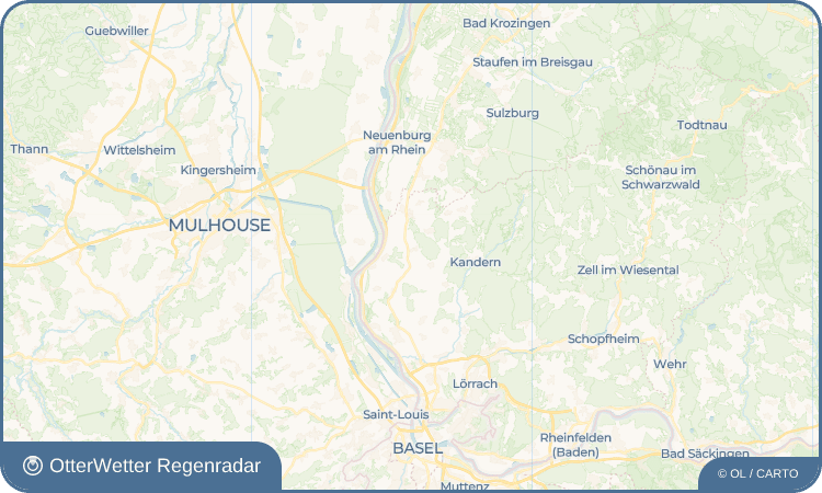 OtterWetter Regenradar-Widget Hertingen