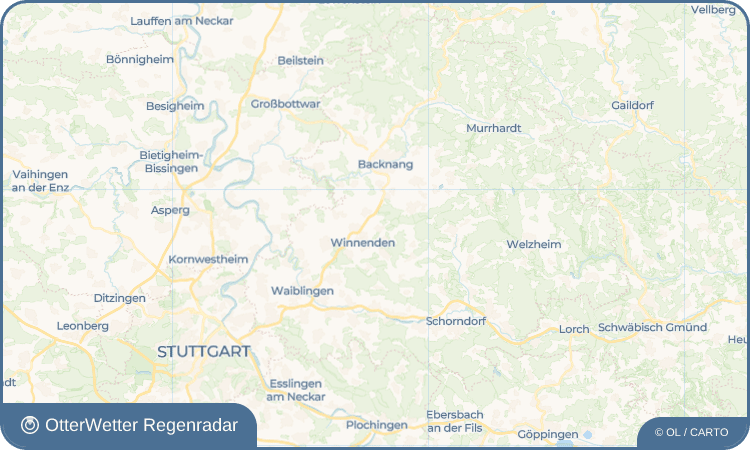OtterWetter Regenradar-Widget Hertmannsweiler